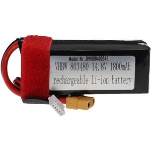 VHBW 1800mAh 14.8V Li-Polymer Battery - RC Model Car, Helicopter, Airplane VHBW 1800mAh 14.8V Li-Polymer Battery - RC Model Car, Helicopter, Airplane