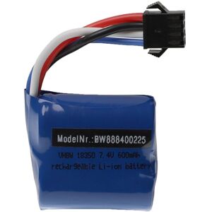 Vhbw - Battery for Model Making Device e.g. Racing Car, Helicopter (600mAh, 7.4 v, Li-ion, 40 x 38 x 21 mm, SM-4P) Vhbw - Battery for Model Making Device e.g. Racing Car, Helicopter (600mAh, 7.4 v, Li-ion, 40 x 38 x 21 mm, SM-4P)