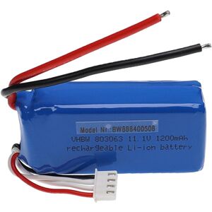 Vhbw - Battery for Model Making Device e.g. Racing Car, Helicopter, Plane (1200mAh, 11.1 v, Li-polymer, 75 x 37 x 21 mm) Vhbw - Battery for Model Making Device e.g. Racing Car, Helicopter, Plane (1200mAh, 11.1 v, Li-polymer, 75 x 37 x 21 mm)