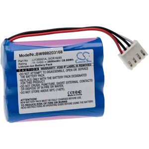 vhbw Battery for Mindray LI13S001A - 3ICR18/65 - Medical Tech Power vhbw Battery for Mindray LI13S001A - 3ICR18/65 - Medical Tech Power
