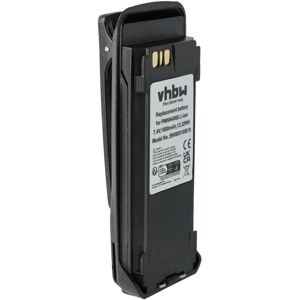 Vhbw - Battery Replacement for Motorola NNTN4066, NNTN4077, NNTN4103 for Radio, Walkie-Talkie (1800mAh, 7.4V, Li-Ion) + Belt Clip Vhbw - Battery Replacement for Motorola NNTN4066, NNTN4077, NNTN4103 for Radio, Walkie-Talkie (1800mAh, 7.4V, Li-Ion) + Belt Clip