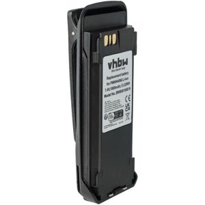 Vhbw - Battery Replacement for Motorola PMNN4066A, PMNN4069A, PMNN4104 for Radio, Walkie-Talkie (1800mAh, 7.4V, Li-Ion) + Belt Clip Vhbw - Battery Replacement for Motorola PMNN4066A, PMNN4069A, PMNN4104 for Radio, Walkie-Talkie (1800mAh, 7.4V, Li-Ion) + Belt Clip