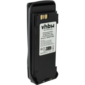 vhbw Battery Replacement for Motorola PMNN4066A, PMNN4069A, PMNN4104 for Radio, Walkie-Talkie (2600mAh, 7.4V, Li-Ion) + Belt Clip vhbw Battery Replacement for Motorola PMNN4066A, PMNN4069A, PMNN4104 for Radio, Walkie-Talkie (2600mAh, 7.4V, Li-Ion) + Belt Clip