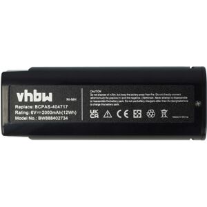 Vhbw - Battery Replacement for Paslode 902400, 901000, 902000, 902600, B20543, 902654 for Power Tools, Strip Nailer (2000 mAh, NiMH, 6 v) Vhbw - Battery Replacement for Paslode 902400, 901000, 902000, 902600, B20543, 902654 for Power Tools, Strip Nailer (2000 mAh, NiMH, 6 v)