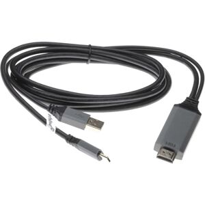vhbw HDMI Cable - 2m USB-C + USB-A to HDMI - 4K vhbw HDMI Cable - 2m USB-C + USB-A to HDMI - 4K