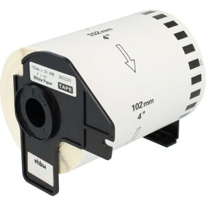 Vhbw - Label Roll with Holder 102mm x 30.48m (1 Label) compatible with Brother pt QL-560, QL560VP, QL-570 Label Maker White Vhbw - Label Roll with Holder 102mm x 30.48m (1 Label) compatible with Brother pt QL-560, QL560VP, QL-570 Label Maker White