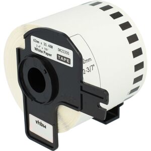 Vhbw - Label Roll with Holder 62mm x 30.48m (1 Label) compatible with Brother pt QL-710W, QL-720, QL720NW Label Maker White Vhbw - Label Roll with Holder 62mm x 30.48m (1 Label) compatible with Brother pt QL-710W, QL-720, QL720NW Label Maker White