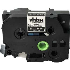 Vhbw - 1x Label Tape compatible with Brother pt 2480, 2470, 2460, 2450 dx, 2700VP, 2500 pc Label Printer 24 mm, White on Matt-Black Vhbw - 1x Label Tape compatible with Brother pt 2480, 2470, 2460, 2450 dx, 2700VP, 2500 pc Label Printer 24 mm, White on Matt-Black