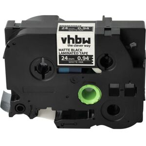 Vhbw - 1x Label Tape compatible with Brother pt 7500 vp, 550, 7600 vp, 3600, 2730 vp, 350 Label Printer 24 mm, White on Matt-Black Vhbw - 1x Label Tape compatible with Brother pt 7500 vp, 550, 7600 vp, 3600, 2730 vp, 350 Label Printer 24 mm, White on Matt-Black