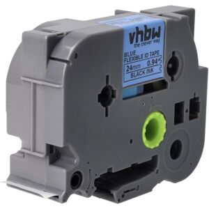Vhbw - Label Tape compatible with Brother pt 2480, 2610, 2700, 2500PC, 2600 Label Printer 8m x 24 mm, Black on Blue, Flexible, Laminated Vhbw - Label Tape compatible with Brother pt 2480, 2610, 2700, 2500PC, 2600 Label Printer 8m x 24 mm, Black on Blue, Flexible, Laminated