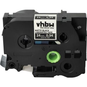Vhbw - 1x Label Tape compatible with Brother pt 9600, 9400, 9200 dx, 9200 pc, 9500 pc, 9700 pc Label Printer 24 mm, White on Matt-Black Vhbw - 1x Label Tape compatible with Brother pt 9600, 9400, 9200 dx, 9200 pc, 9500 pc, 9700 pc Label Printer 24 mm, White on Matt-Black