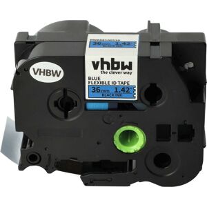 Vhbw - Label Tape compatible with Brother pt 9400, 9200PC, 9200DX, 9500 Label Printer 8m x 36 mm, Black on Blue, Flexible, Laminated Vhbw - Label Tape compatible with Brother pt 9400, 9200PC, 9200DX, 9500 Label Printer 8m x 36 mm, Black on Blue, Flexible, Laminated
