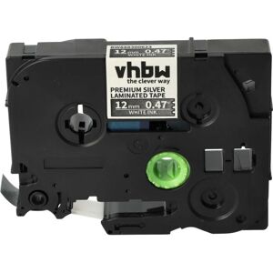 vhbw Label Tape Cassette - Compatible with Brother PT-2100VP Label Printer - White on Silver vhbw Label Tape Cassette - Compatible with Brother PT-2100VP Label Printer - White on Silver