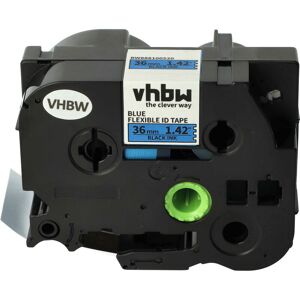 Vhbw - Label Tape compatible with Brother pt RL700S, P900W, P950NW, P950W Label Printer 8m x 36 mm, Black on Blue, Flexible, Laminated Vhbw - Label Tape compatible with Brother pt RL700S, P900W, P950NW, P950W Label Printer 8m x 36 mm, Black on Blue, Flexible, Laminated