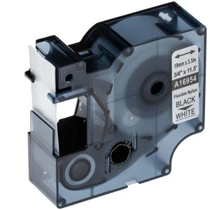 Vhbw - Label Tape Replacement for Dymo 16954, S0718050 for Label Printer 3.5m x 19 mm, Black on White, Flexible, Nylon Vhbw - Label Tape Replacement for Dymo 16954, S0718050 for Label Printer 3.5m x 19 mm, Black on White, Flexible, Nylon