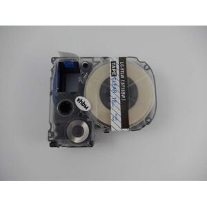 Vhbw - Label Tape Replacement for Epson LC-5TLW for Label Printer 18mm Blue on Transparent Vhbw - Label Tape Replacement for Epson LC-5TLW for Label Printer 18mm Blue on Transparent