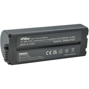 Battery Replacement for Canon NB-CP2LH, NB-CP2L, NB-CP1L, CS-CP2L, CS-CP2, CP-2L for Photo Printer (2000 mAh, 22.2 v, Li-Ion) - Vhbw Battery Replacement for Canon NB-CP2LH, NB-CP2L, NB-CP1L, CS-CP2L, CS-CP2, CP-2L for Photo Printer (2000 mAh, 22.2 v, Li-Ion) - Vhbw