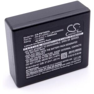 vhbw Battery compatible with Brother RuggedJet RJ4040K Printer Copier Scanner Label Maker (3400 mAh, 14.4 V, Li-Ion) vhbw Battery compatible with Brother RuggedJet RJ4040K Printer Copier Scanner Label Maker (3400 mAh, 14.4 V, Li-Ion)