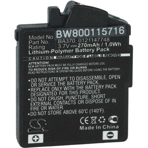 Vhbw - Battery compatible with Sennheiser px 210 bt, mm 400, 550 Travel, 450 Travel, px 360 Wireless Headset Headphones (270mAh, 3.7 v, Li-polymer) Vhbw - Battery compatible with Sennheiser px 210 bt, mm 400, 550 Travel, 450 Travel, px 360 Wireless Headset Headphones (270mAh, 3.7 v, Li-polymer)