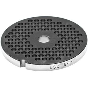 vhbw Plate Disc Size 32 compatible with Fama Meat Grinder - Hole Diameter 6 mm, Central Hole 13.4 mm, Stainless Steel vhbw Plate Disc Size 32 compatible with Fama Meat Grinder - Hole Diameter 6 mm, Central Hole 13.4 mm, Stainless Steel
