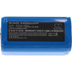 vhbw Bigblue Battery - 3400mAh, 14.8V, Dive Light Compatible vhbw Bigblue Battery - 3400mAh, 14.8V, Dive Light Compatible