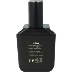 vhbw 1x Battery compatible with Bosch GSB Series 1st generation, GSB 12VES, GSB 12VESP, GSR 12VE, GSR 12VES Power Tools (3000 mAh, NiMH, 12 V) vhbw 1x Battery compatible with Bosch GSB Series 1st generation, GSB 12VES, GSB 12VESP, GSR 12VE, GSR 12VES Power Tools (3000 mAh, NiMH, 12 V)