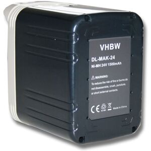 VHBW Makita 24V 1500mAh Battery - Compatible with Power Tools VHBW Makita 24V 1500mAh Battery - Compatible with Power Tools