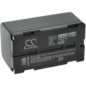 Vhbw - Replacement Battery compatible with Sokkia set 500S Measuring Devices (4400mAh, 7.4V, Li-Ion) Vhbw - Replacement Battery compatible with Sokkia set 500S Measuring Devices (4400mAh, 7.4V, Li-Ion)