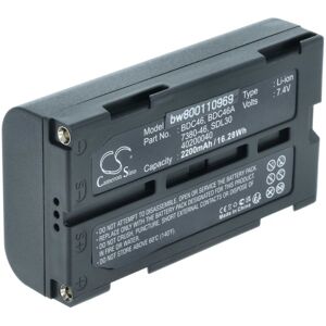 Vhbw - Replacement Battery compatible with Sokkia set 530RK, SET530RK3, SET5 30RK3, set 530RK3, SET550RX Measuring Devices (2200mAh, 7.4V, Li-Ion) Vhbw - Replacement Battery compatible with Sokkia set 530RK, SET530RK3, SET5 30RK3, set 530RK3, SET550RX Measuring Devices (2200mAh, 7.4V, Li-Ion)