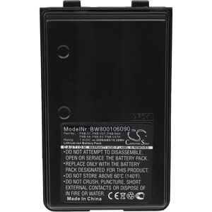 1x Battery compatible with Yaesu Vertex FT60, FT-277R, FT-60, FT-250R, FT-250E, FT-270R, FT-270E Radio, Walkie-Talkie (2200mAh, 7.4 v, Li-Ion) - Vhbw 1x Battery compatible with Yaesu Vertex FT60, FT-277R, FT-60, FT-250R, FT-250E, FT-270R, FT-270E Radio, Walkie-Talkie (2200mAh, 7.4 v, Li-Ion) - Vhbw