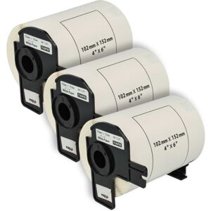 Vhbw - 3x Label Roll with Holder 102mm x 152mm (200 Label) compatible with Brother pt QL1050N Label Maker - Standard White Vhbw - 3x Label Roll with Holder 102mm x 152mm (200 Label) compatible with Brother pt QL1050N Label Maker - Standard White