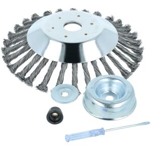 vhbw Universal Metal Patio Weed Brush for Garden Tool, Brushcutter with Cutting Diameter up to 25.4 mm - Ø 20 cm - With Accessory Set vhbw Universal Metal Patio Weed Brush for Garden Tool, Brushcutter with Cutting Diameter up to 25.4 mm - Ø 20 cm - With Accessory Set