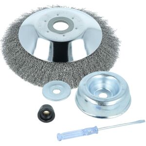 vhbw Universal Soft Patio Weed Brush for Garden Tool, Brushcutter with Cutting Diameter up to 25.4 mm - Ø 20 cm - With Accessory Set vhbw Universal Soft Patio Weed Brush for Garden Tool, Brushcutter with Cutting Diameter up to 25.4 mm - Ø 20 cm - With Accessory Set