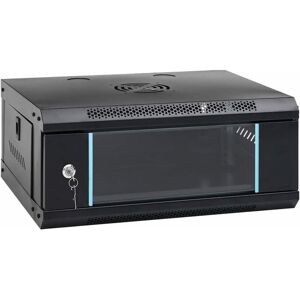 Network Cabinet with Storage Black 53 x 35 x 21 cm Steel Vidaxl Network Cabinet with Storage Black 53 x 35 x 21 cm Steel Vidaxl