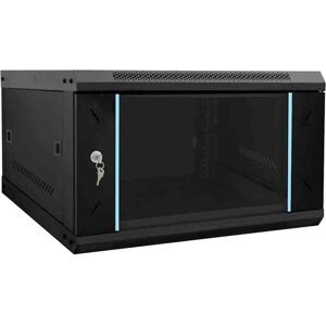 Network Cabinet with Storage Black 53 x 60 x 30 cm Steel Vidaxl Network Cabinet with Storage Black 53 x 60 x 30 cm Steel Vidaxl