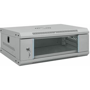 Network Cabinet with Storage Grey 53 x 45 x 21 cm Steel Vidaxl Network Cabinet with Storage Grey 53 x 45 x 21 cm Steel Vidaxl