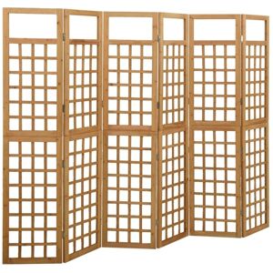 6-Panel Room Divider/Trellis Solid Fir Wood 242.5x180 cm Vidaxl 6-Panel Room Divider/Trellis Solid Fir Wood 242.5x180 cm Vidaxl