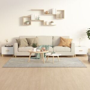 Coffee Tables 2 pcs White 50x50x40 cm Engineered Wood vidaXL Coffee Tables 2 pcs White 50x50x40 cm Engineered Wood vidaXL
