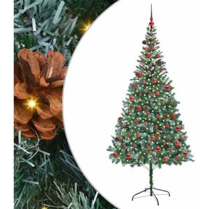Artificial Christmas Tree with Stand Green 210 cm PVC and Steel vidaXL Artificial Christmas Tree with Stand Green 210 cm PVC and Steel vidaXL