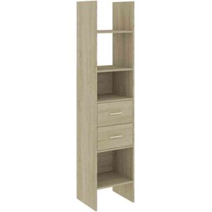Book Cabinet Sonoma Oak 40x35x180 cm Engineered Wood Vidaxl Book Cabinet Sonoma Oak 40x35x180 cm Engineered Wood Vidaxl