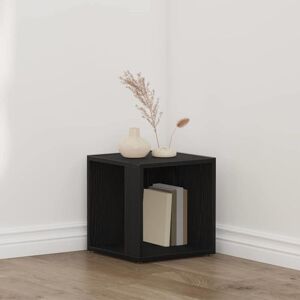 Corner Shelves Black oak 33 x 33 x 34.5 cm Engineered Wood Vidaxl Corner Shelves Black oak 33 x 33 x 34.5 cm Engineered Wood Vidaxl