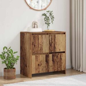 Sideboard Old wood 70 x 41 x 75 cm Engineered wood Vidaxl Sideboard Old wood 70 x 41 x 75 cm Engineered wood Vidaxl
