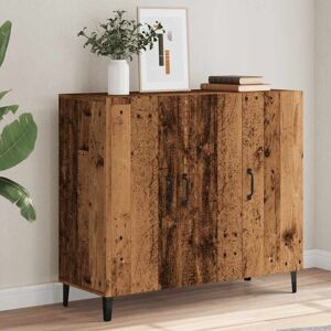 Sideboard Old Wood 90x34x80 cm Engineered Wood Vidaxl Sideboard Old Wood 90x34x80 cm Engineered Wood Vidaxl