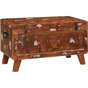 Storage Box with Storage 70 x 35 x 40 cm Solid reclaimed wood Vidaxl Storage Box with Storage 70 x 35 x 40 cm Solid reclaimed wood Vidaxl