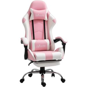 Vinsetto - Racing Gaming Chair w/ Lumbar Support, Office Gamer Chair, Pink Vinsetto - Racing Gaming Chair w/ Lumbar Support, Office Gamer Chair, Pink