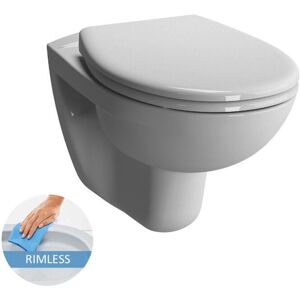 Vitra Normus Wall-Mounted Toilet - Soft Close Seat, White Vitra Normus Wall-Mounted Toilet - Soft Close Seat, White