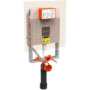 V8 Concealed wall mounted cistern frame for wall hung or back to wall toilets, extra flat (768-1800-01) - Vitra V8 Concealed wall mounted cistern frame for wall hung or back to wall toilets, extra flat (768-1800-01) - Vitra