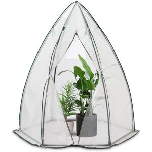 VOUNOT Dome Greenhouse Garden & Outdoor 160x160x180cm, White VOUNOT Dome Greenhouse Garden & Outdoor 160x160x180cm, White