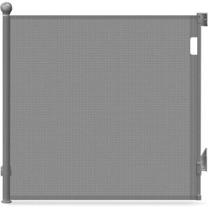VOUNOT Retractable Stair Gate for Baby, Mesh Dog Gate Extend to 180cm, Grey VOUNOT Retractable Stair Gate for Baby, Mesh Dog Gate Extend to 180cm, Grey