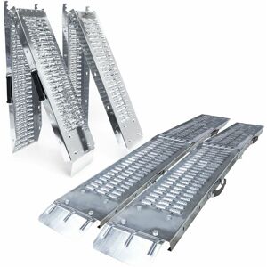 VOUNOT Set of 2 Folding Loading Ramps 180cm Heavy Duty 400 kg Max Loading VOUNOT Set of 2 Folding Loading Ramps 180cm Heavy Duty 400 kg Max Loading